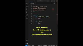 Class Method Explained 🐍