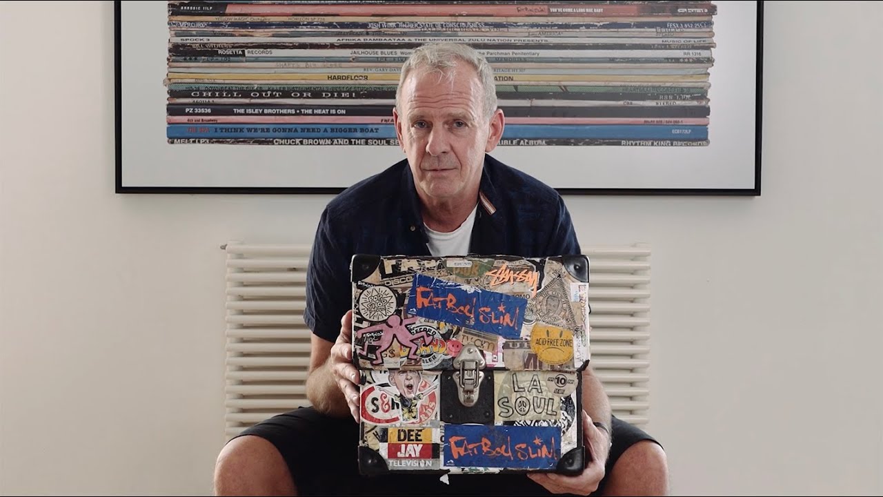 Norman Cook's Record Box photographed by artist Mark Vessey
