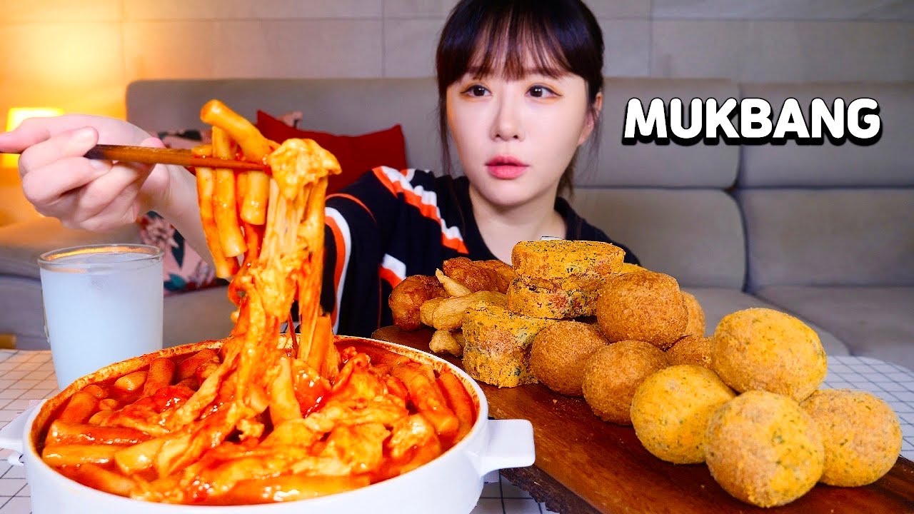 🇰🇷❤️‍🔥주기적으로 먹어줘야 하는 신전떡볶이 매운맛! 뿌링 치즈볼, 뿌링멘보샤와 함께 먹방 Spicy Tteokbokki, Cheese balls MUKBANGㅣASMR