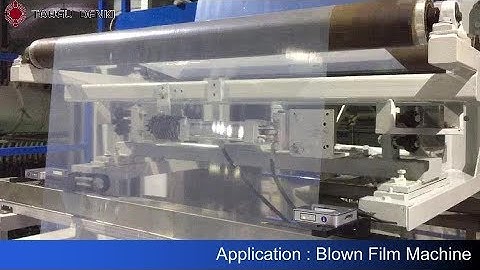 Blown Film Extruder - Web Centering System with Sensor Positioning Device