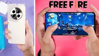 Realme Narzo 70 Pro 5G Freefire Gaming Test 🔥 | Gaming Performance Test | Battery Drain Test