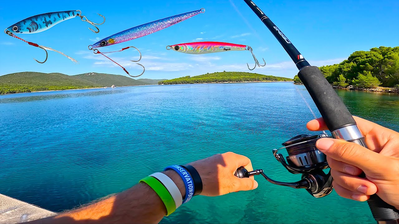 Señuelo Pesca BAITS Jigging 40 Gr Metal Blanco Pintado 40 Grs Forma de