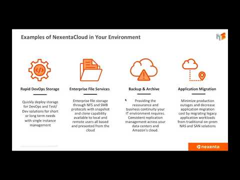 Nexenta Webinar, Getting to Know NexentaCloud: Enterprise Storage in the Public Cloud