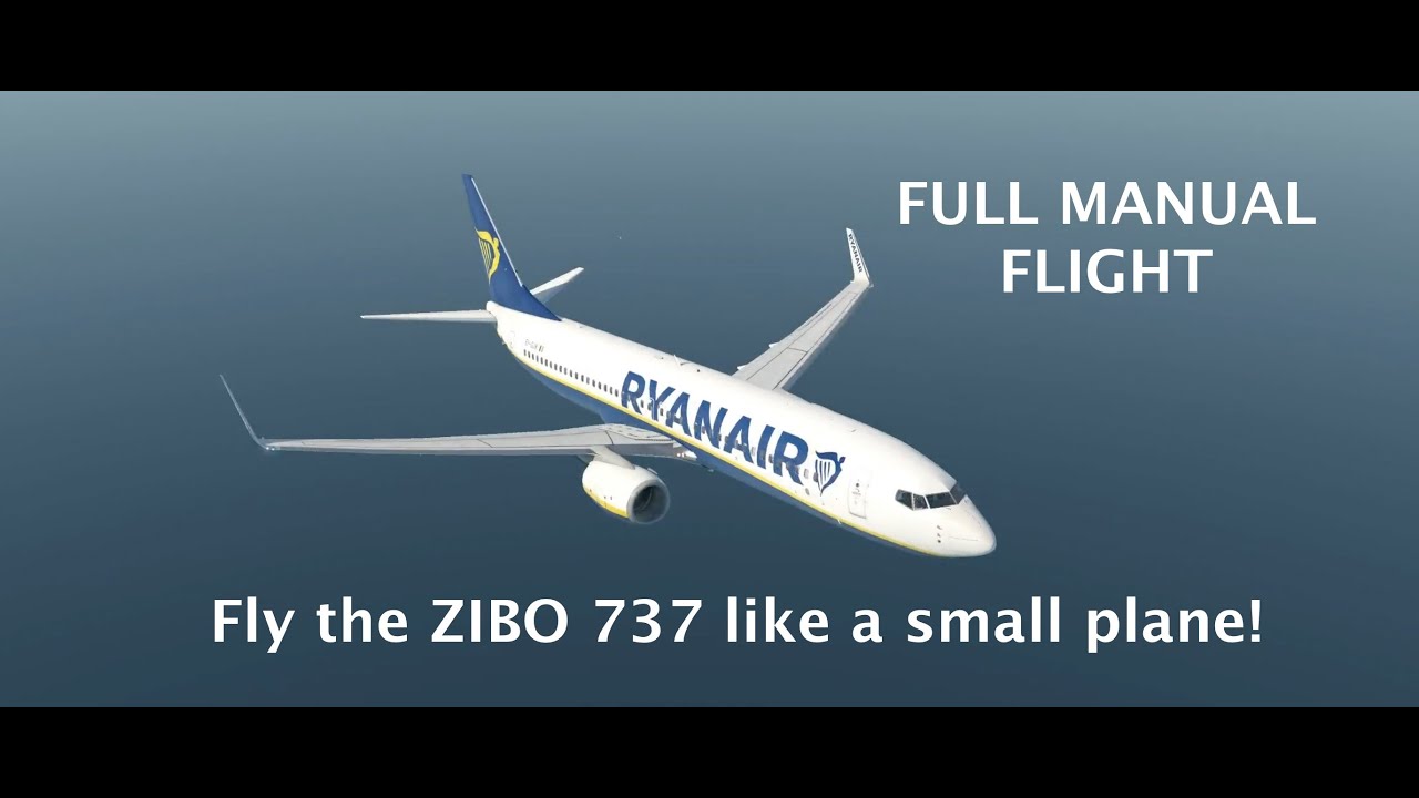 Fly the Zibo 737 like a small plane! YouTube