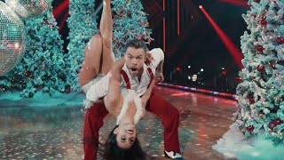 Derek Hough and Girlfriend Hayley Erbert Christmas Disney Sing-A-Long | Dancing With The Stars