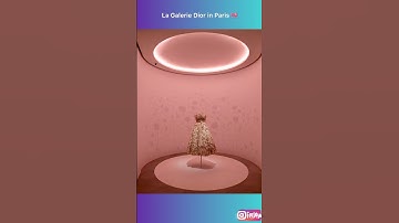 La Galerie Dior in Paris, France 🎀 #museum #art #fashion #dior #dress #handbag #gallery #paris