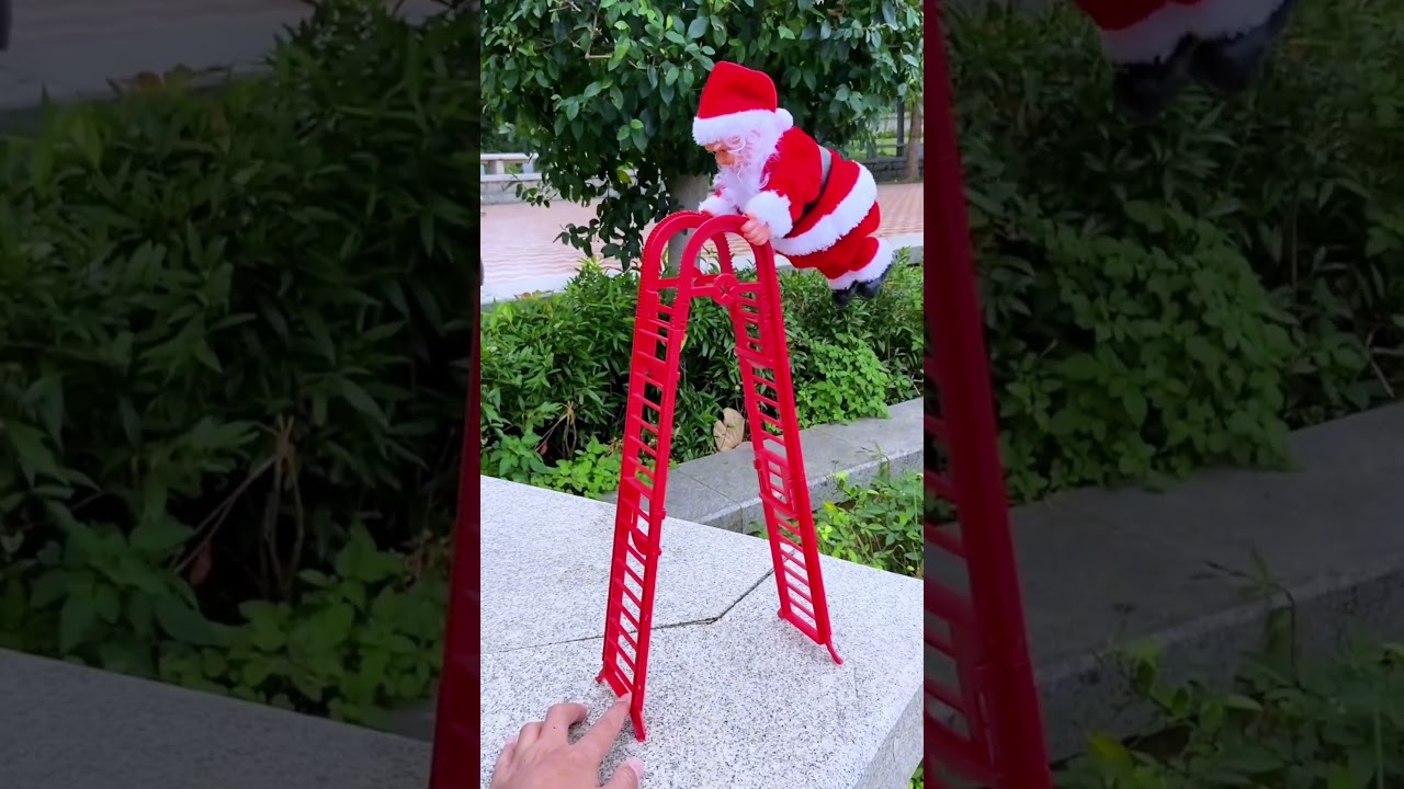 Santa Climbing Stairs Christmas Toys #kibtoys  #toys #toy #christmastoy #cute  #funnytoys