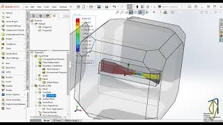 SolidWorks Venturi Tube Fluid Simulation  Симуляція потоку в трубці Вентурі