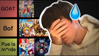 MA TIER LIST ANIME 