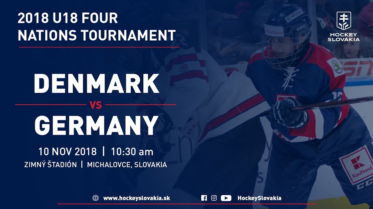 U18 Four Nations Tournament 18 Denmark Vs Germany Youtube