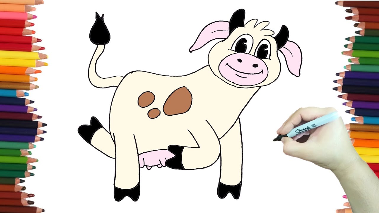 Como dibujar la vaca Lola paso a paso y muy Facil - Dibujos de la vaca lola  para colorear - thptnganamst.edu.vn