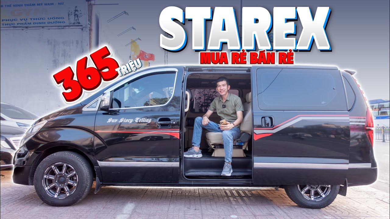 Nghĩa về Ô tô 9 chỗ STAREX lên cửa, cốp điện, ghế điện, đề Starstop CỰC CHẤT