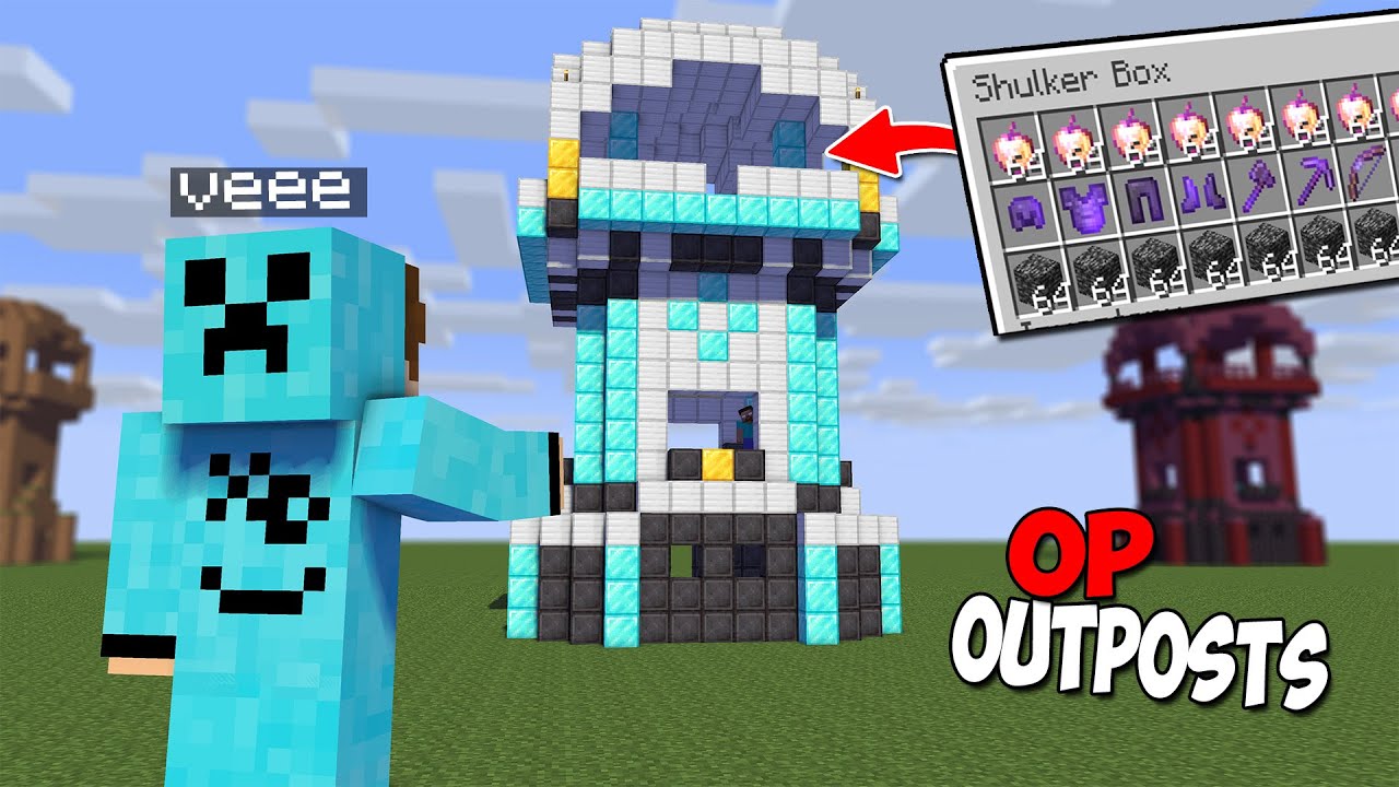 Minecraft Custom Outposts Minecraft, But There are Custom OP OUTPOSTS... - YouTube