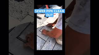 How to Install & Clean Out Sewer Pipe Under Stone Patio | Outdoor Construction Tips #Outdoors #DIY Net Worth