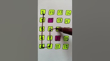 Draw the checkered path with numbers of the public#shorts#trending#video#ytshorts