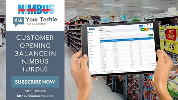 Online Retail Software: Customer Opening Balance