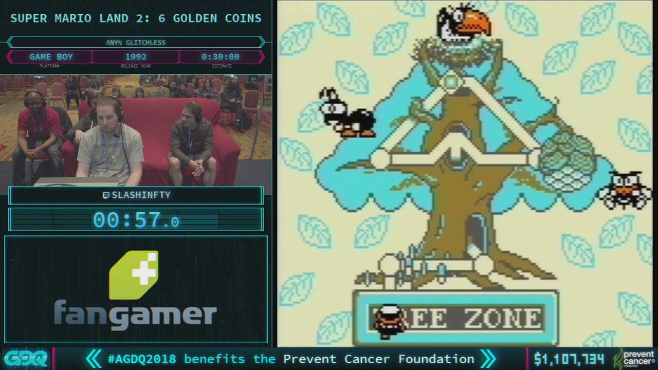 Super Mario Land 2: 6 Golden Coins by slashinfty in 27:38 - AGDQ 2018 ...