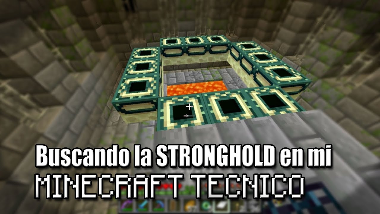Buscando El Stronghold En Mi Minecraft Tecnico Ep 4 Youtube