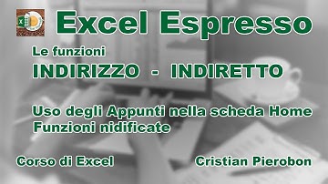 La Funzione INDIRIZZO e la Funzione INDIRETTO Excel - Excel Espresso