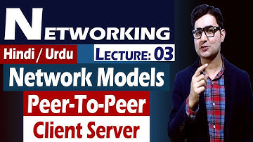 Lecture: 03 | Network Models | Peer to Peer | Client/Server Hindi/Urdu | Syed Bakht