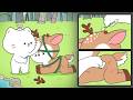 Mizu Helps a Moose Recover After Being Trapped | Relaxing ASMR Animation | Life in Shirakawa