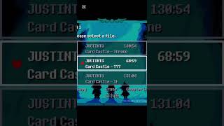 How I SET UP my Deltarune Save Files for CHAPTER 3 & 4 #shorts