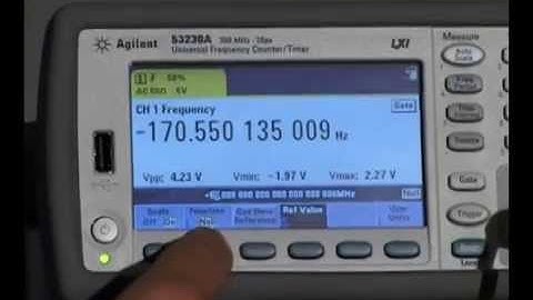 Keysight 53200 Series Frequency Counter Math Scaling