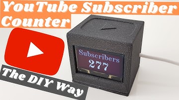 Youtube Subscriber Counter OLED