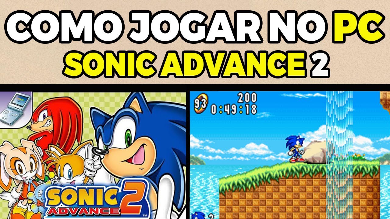 Jogue Sonic Advance gratuitamente sem downloads