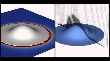 Droplet impact onto a solid surface at 60°