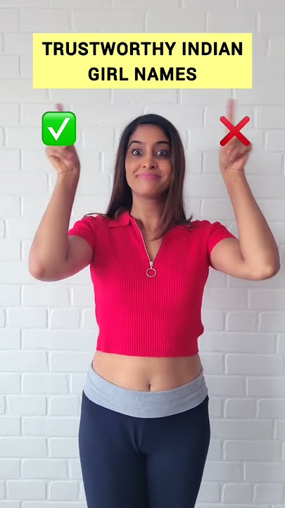 Trustworthy Indian Girl Names 😜 | Anisha Dixit Shorts | #shorts