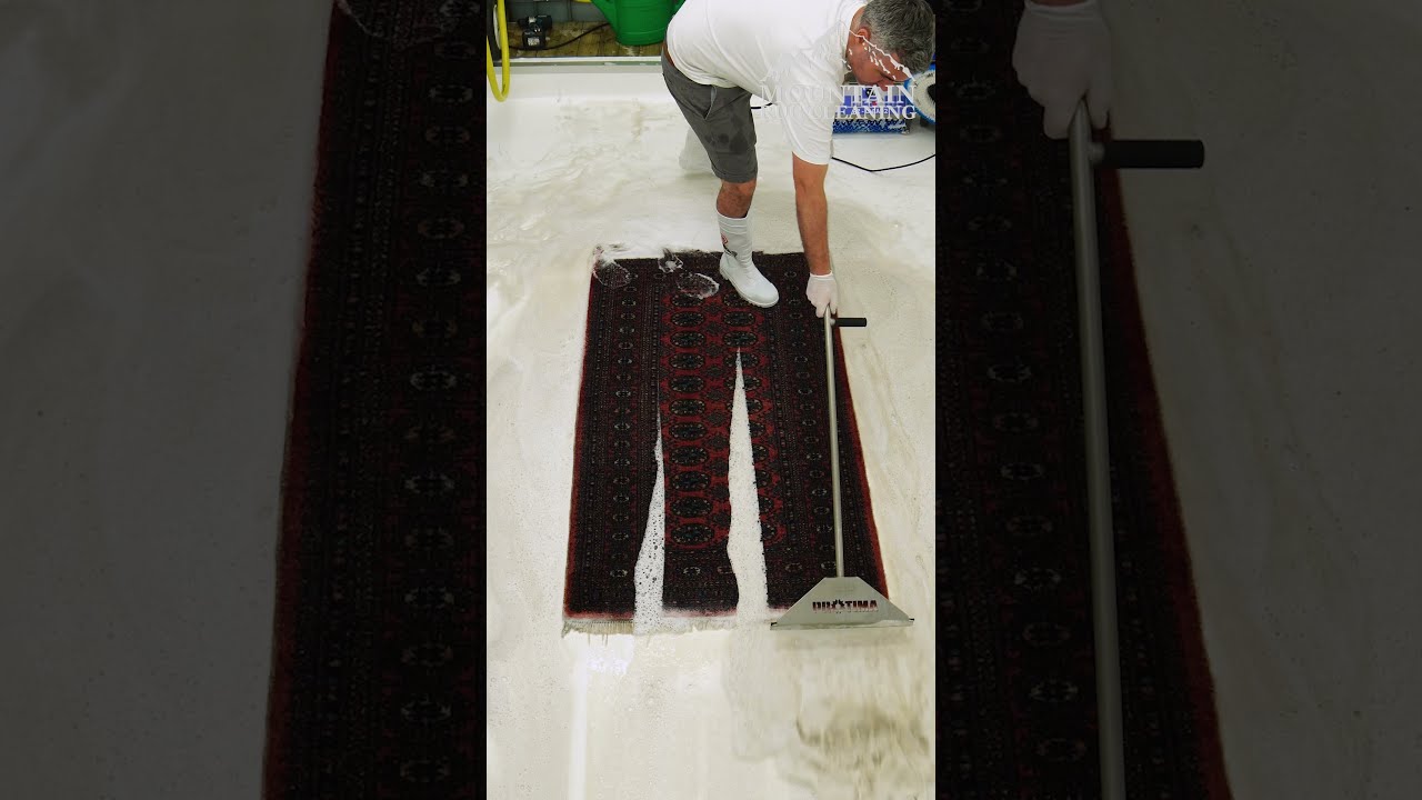 I Had To Go Full Medieval On This Absolute Dust Magnet Of A Rug Satisfying ASMR Carpet Cleaning 