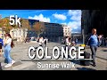 【5k】Cologne City Center Sunrise Walk Tour  | Germany  | 5k 60FPS UHD