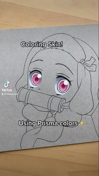 How To Color Anime Skin!✨ #demonslayer #animeart #coloring