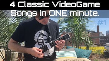 4 Classic Video Game Songs in One Minute | Jamstik+ Smart Guitar