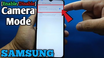 How to enable or disable camera mode on Samsung Galaxy A02 | Setting to Keep