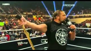 Triple H Returns to RAW on 12 December 2011 and wins OMG Slammy Award!!!