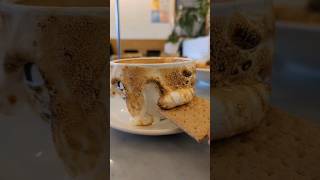 Toasted Marshmallow latte from C Market coffee food vancouver foodblogger coquitlam smores