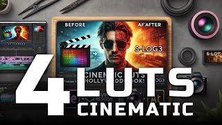 Cinematic LUTs for S-Log3 – Instant Hollywood Look! | Best LUT Pack for Filmmakers