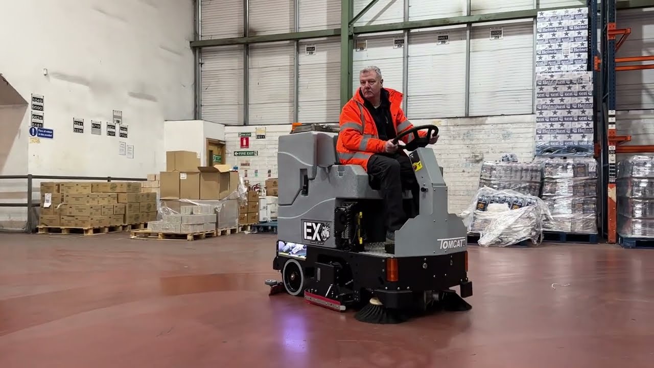 Experience The Power Of Tomcat Ex33c For Efficient Warehouse Cleaning You