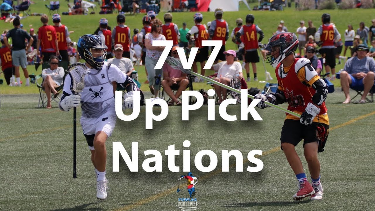 7v7 Up Pick Nations Offense Lacrosse POWLAX YouTube