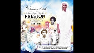 Celebration of Life of Mrs  Joyce Agatha Preston