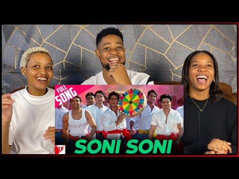 African Friends Reacts To Soni Soni Full Song | Holi Song | Mohabbatein | Shah Rukh Khan, Aishwarya