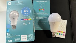 Best Smart Bulb That Doesnt Require Wifi Or An App Ge Led Color Changing Led Light Bulb Review