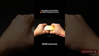 "Satisfying ASMR: Crushing Gold Bars with Bare Hands!"