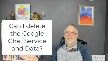 Can I delete the Google Chat Service and Data without deleting Gmail?
