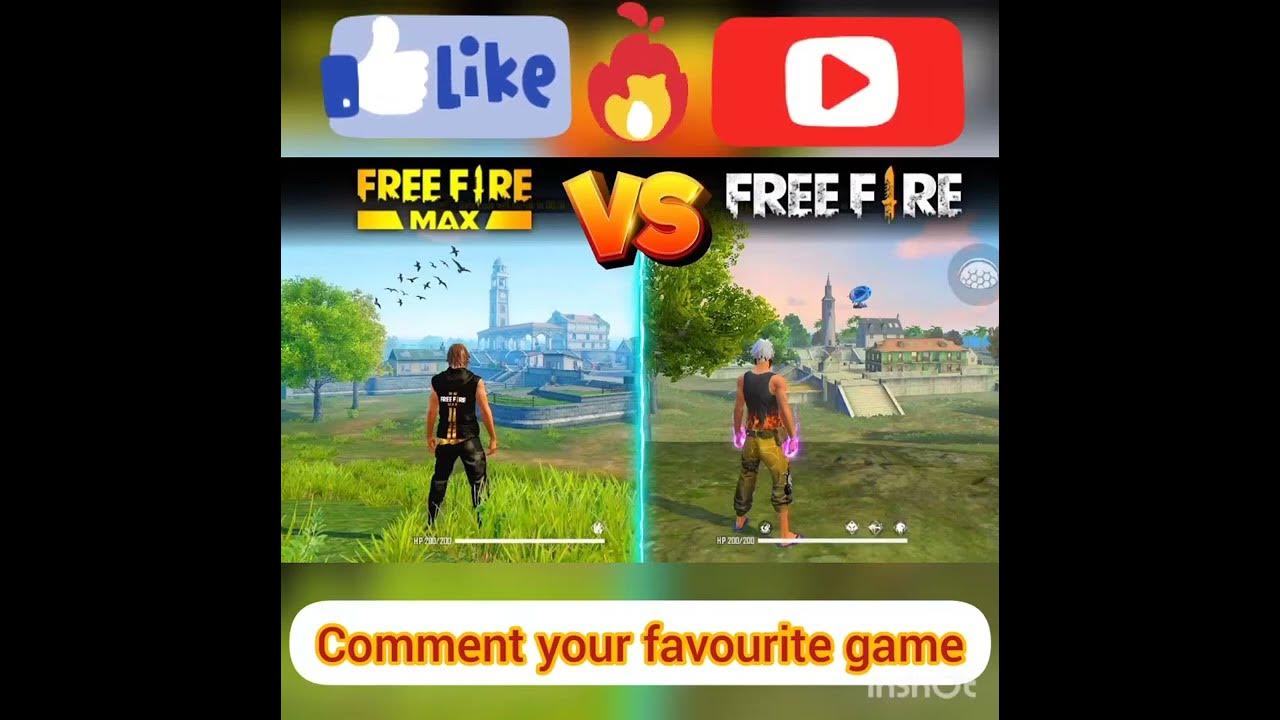 Free fire Vs Free Fire Max Kon Best hemparison 1a,2b,3c,4d,5e,6f,7g.8h,9M, comparison YouTube