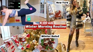 6am healthy winter morning routine/NYC day in the life