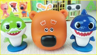 Кеша и его друзья Акулёнок Беби Шарк! Сборник весёлых мультиков с игрушками для детей