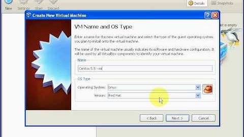 Create Centos virtual machine image in VirtualBox Part 1